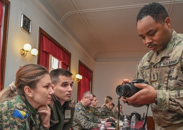 Ready, Frame, Capture: MDNG conducts public affairs workshop for Armed Forces of Bosnia and Herzegovina