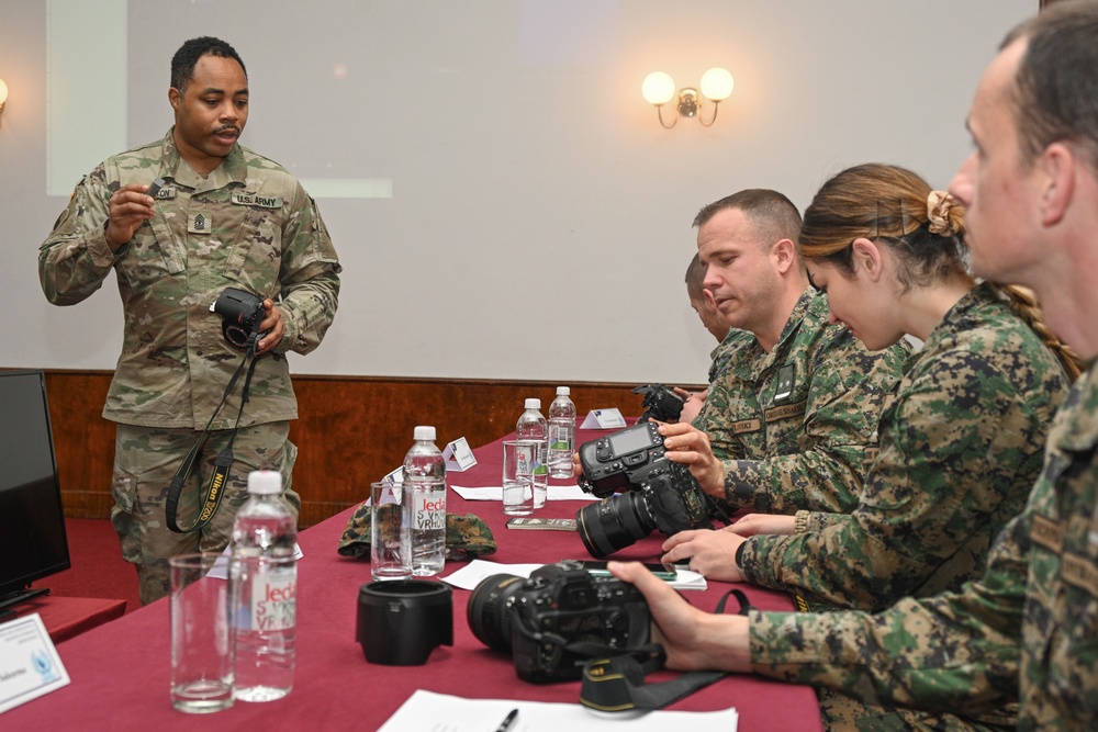 Ready, Frame, Capture: MDNG conducts public affairs workshop for Armed Forces of Bosnia and Herzegovina