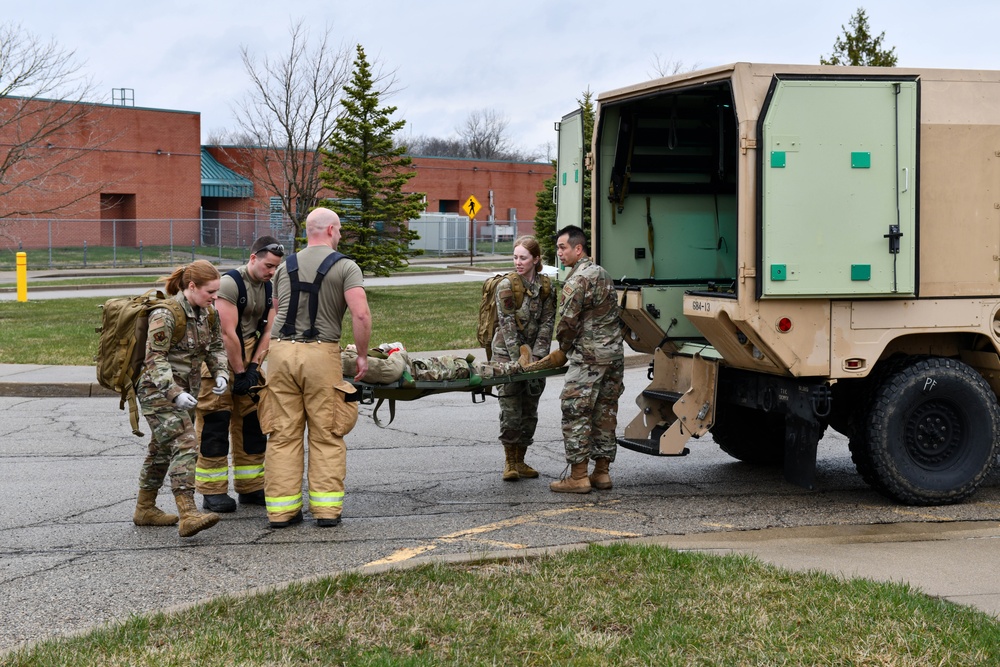 178th Wing participates in a large-scale readiness exercise