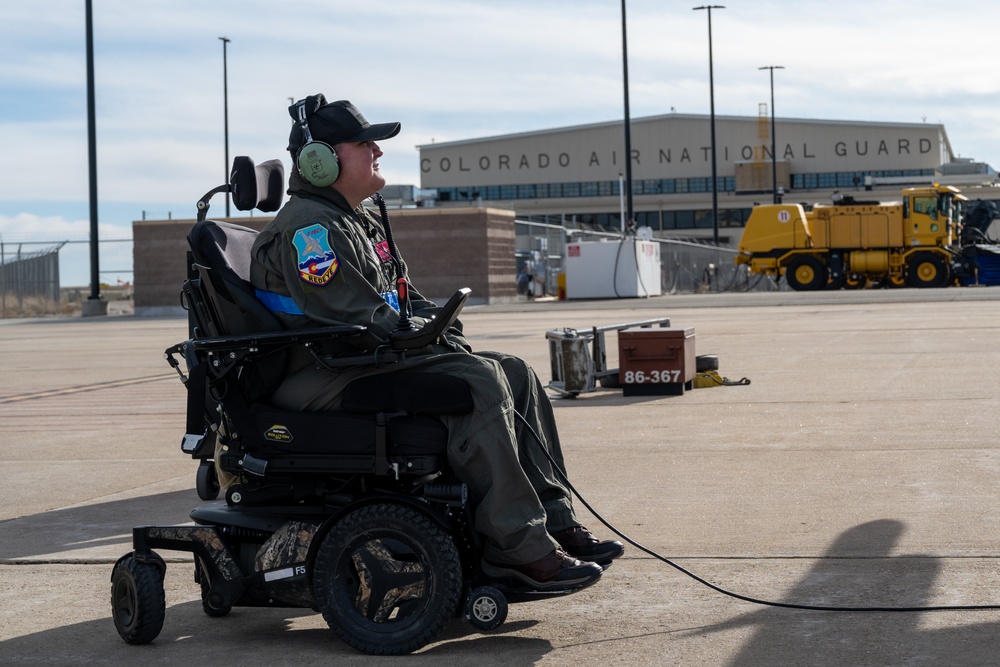 &quot;Top Gun&quot; Make-A-Wish Colorado collaboration with Buckley Space Force Space