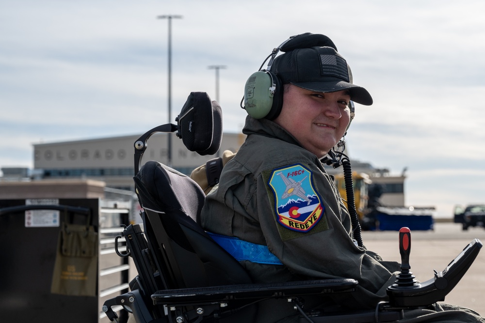 &quot;Top Gun&quot; Make-A-Wish Colorado collaboration with Buckley Space Force Space