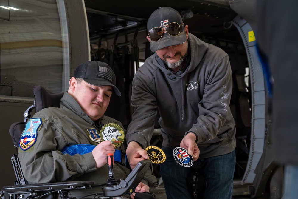 &quot;Top Gun&quot; Make-A-Wish Colorado collaboration with Buckley Space Force Space