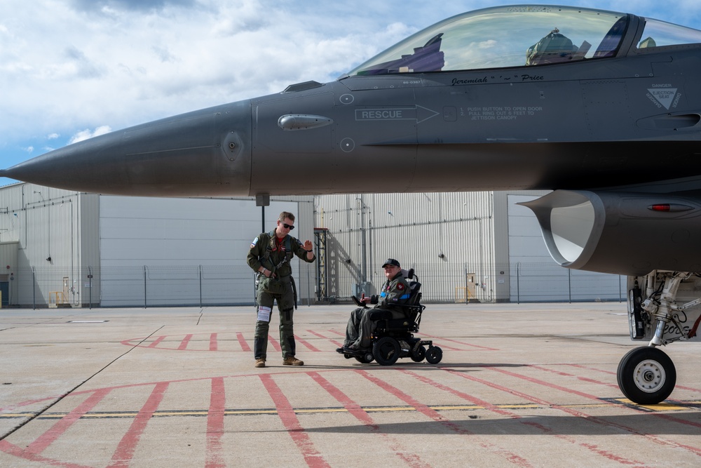 &quot;Top Gun&quot; Make-A-Wish Colorado collaboration with Buckley Space Force Space