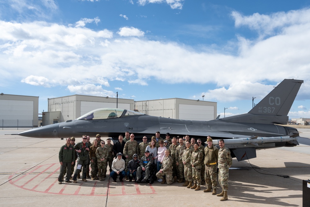 &quot;Top Gun&quot; Make-A-Wish Colorado collaboration with Buckley Space Force Space