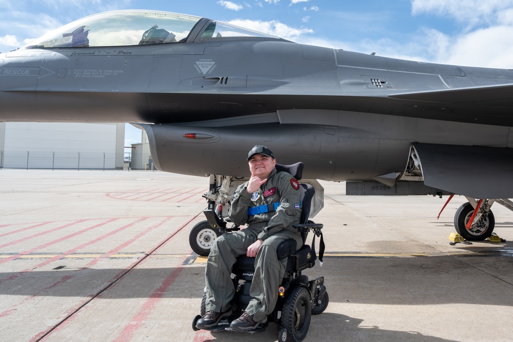 &quot;Top Gun&quot; Make-A-Wish Colorado collaboration with Buckley Space Force Space