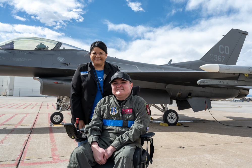 &quot;Top Gun&quot; Make-A-Wish Colorado collaboration with Buckley Space Force Space