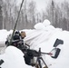 11th Airborne Division Soldiers stand guard during JPMRC-AK 23-02