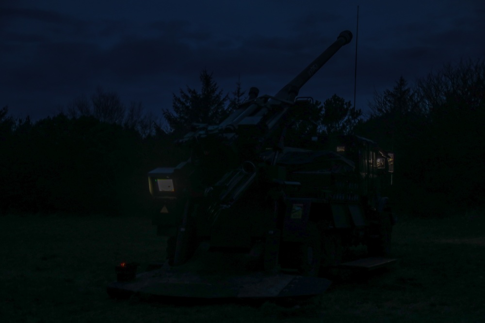 French soldiers conduct howitzer live fire during Dynamic Front 23