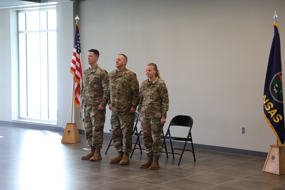 Capt. Frost assumes command of Division Headquarters &amp; Headquarters Company