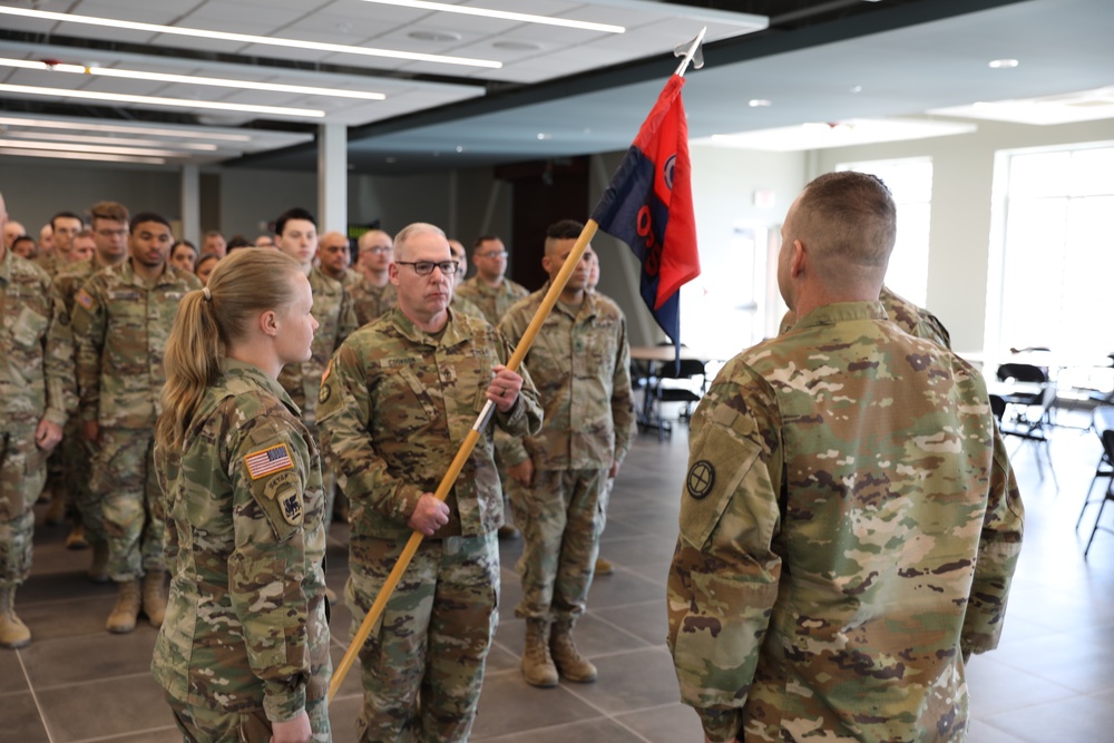 Capt. Frost assumes command of Division Headquarters &amp; Headquarters Company