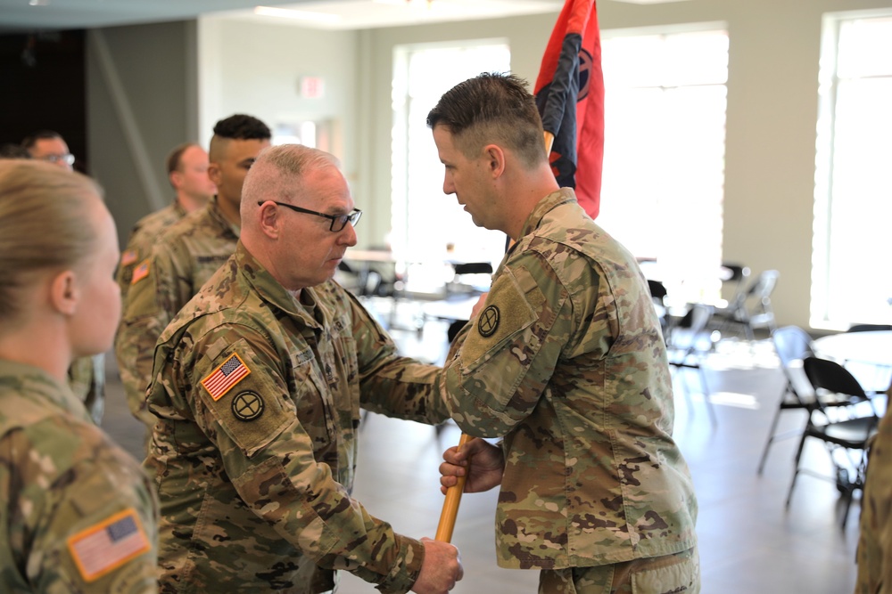 Capt. Frost assumes command of Division Headquarters &amp; Headquarters Company