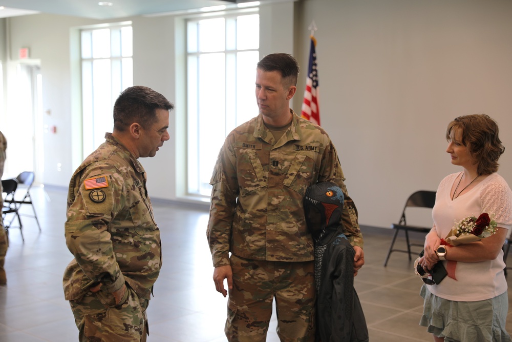 Capt. Frost assumes command of Division Headquarters &amp; Headquarters Company