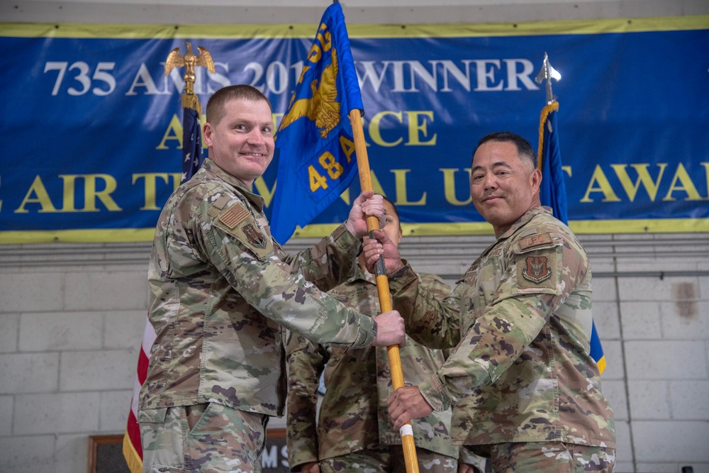 48th Aerial Port Squadron Assumption of Command Ceremony