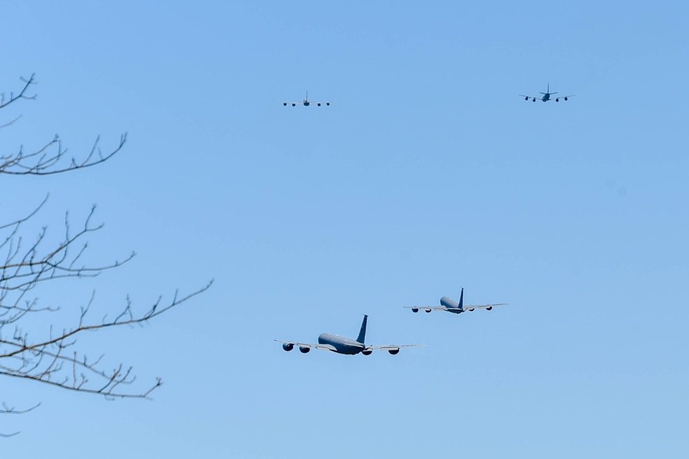 The 134th Air Refueling Wing performs readiness exercise