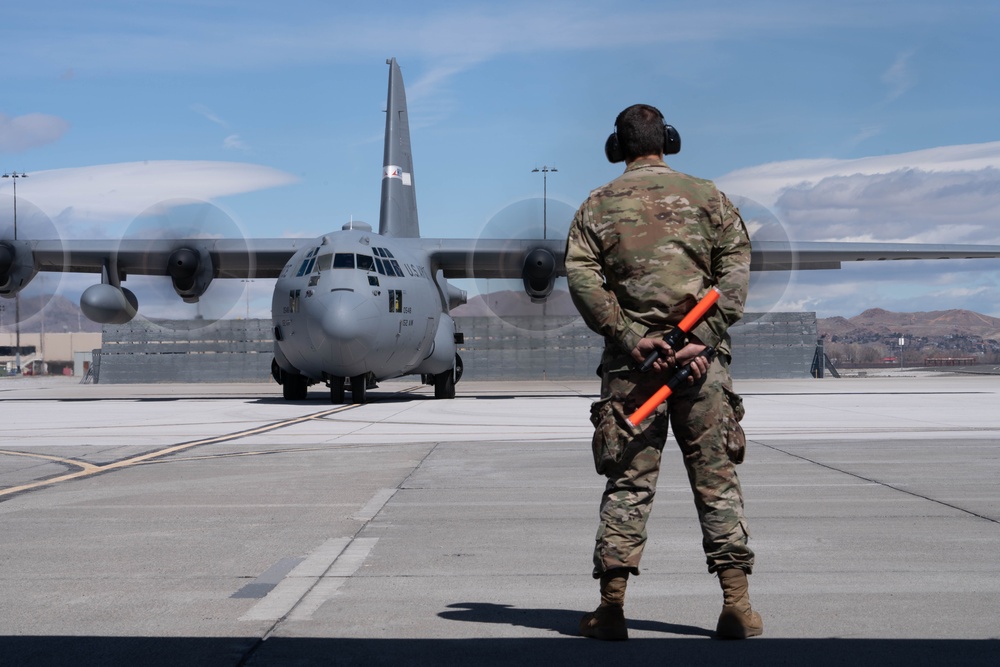 Livin' High, Flyin' Low - Nevada and Wyoming Air National Guard Units Participate in Advanced Mountain Airlift Tactics School training