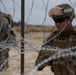 US and ROK Marines Set Up an Obstacle Belt