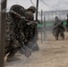 US and ROK Marines Set Up an Obstacle Belt