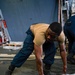 USS OAKLAND SAILS OUT OF CHANGI NAVAL BASE