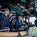 USS OAKLAND SAILS OUT OF CHANGI NAVAL BASE