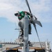 USS OAKLAND SAILS OUT OF CHANGI NAVAL BASE