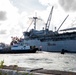 USS Colombia Moors Alongside USS Emory S Land