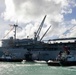 USS Colombia Moors Alongside USS Emory S Land