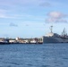 USS Colombia Moors Alongside USS Emory S. Land