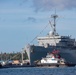 USS Colombia Moors Alongside USS Emory S Land