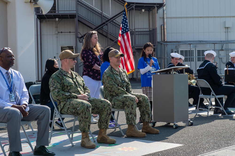 The Sullivans Elementary School Observes Month of the Military Child at CFAY