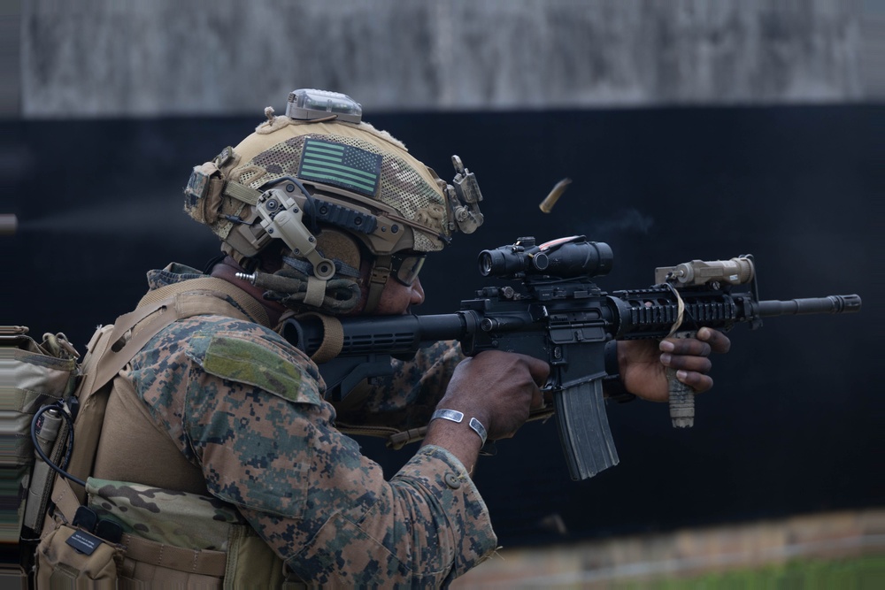 3rd Reconnaissance Battalion marksmanship training at Camp Hansen Okinawa