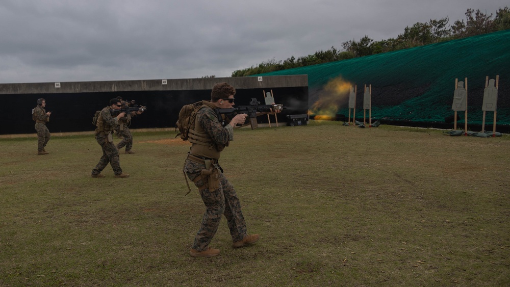 3rd Reconnaissance Battalion marksmanship training at Camp Hansen Okinawa