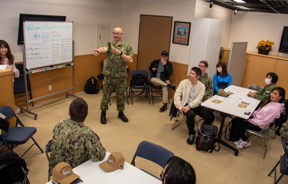 USS Ronald Reagan (CVN 76) Sailors host a cultural exchange with Japanese nationals