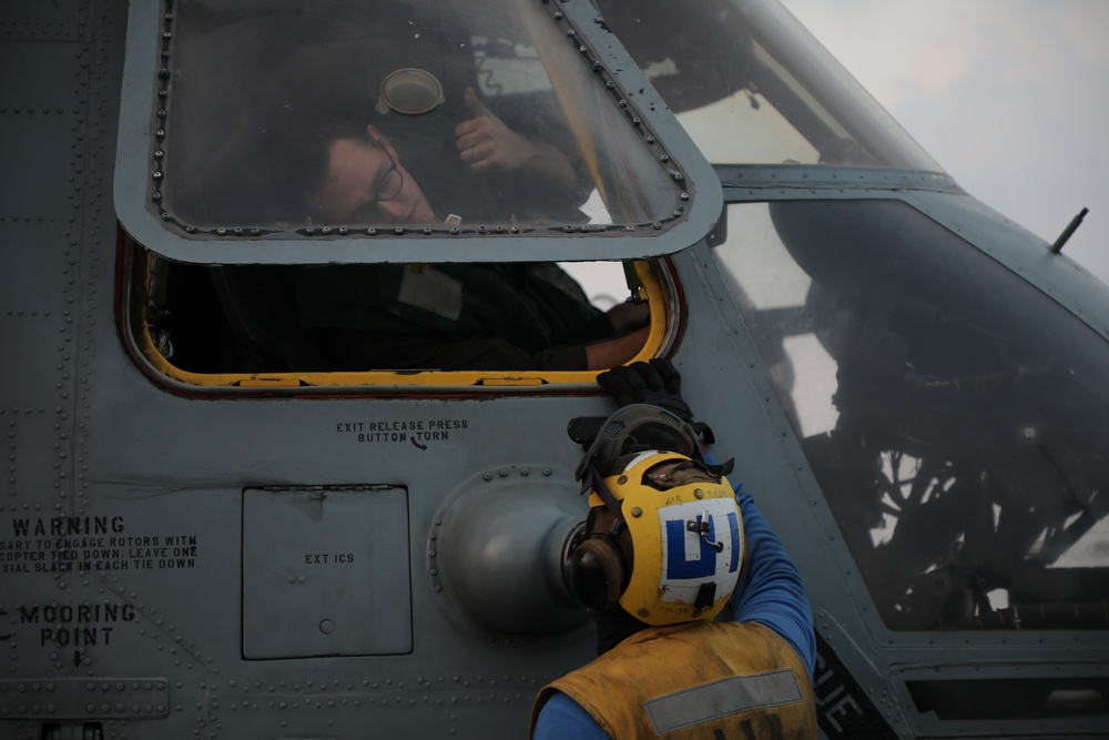 Flight Quarters Aboard the JPM (LPD-26)