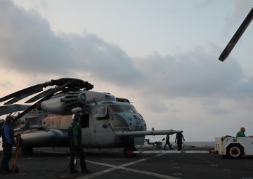 Flight Quarters Aboard the JPM (LPD-26)
