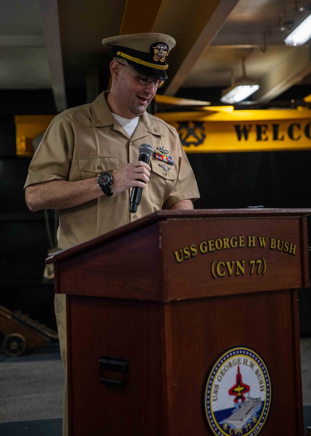 Daily Operations Aboard USS George H.W. Bush (CVN 77)