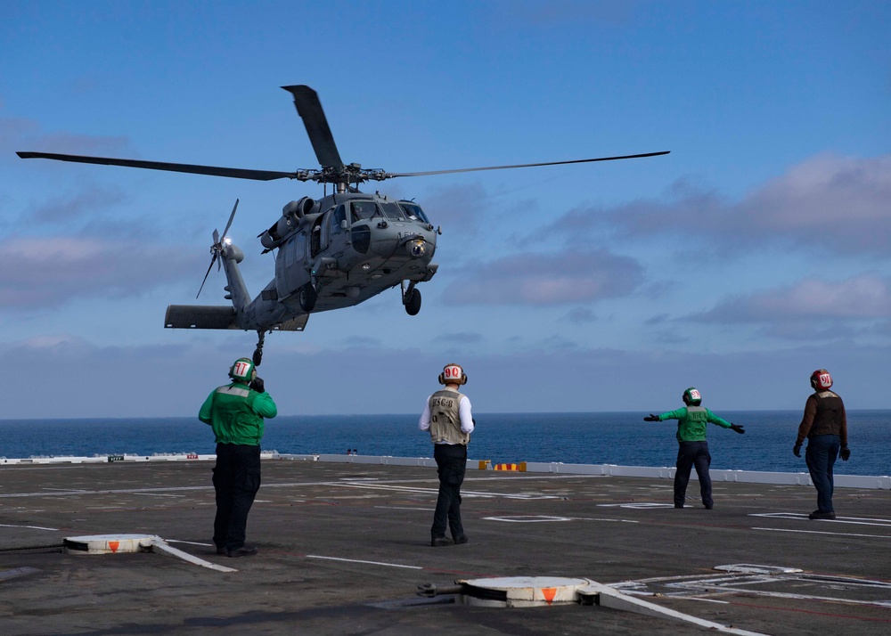 USS Theodore Roosevelt (CVN 71) Performs Flight Deck Operations