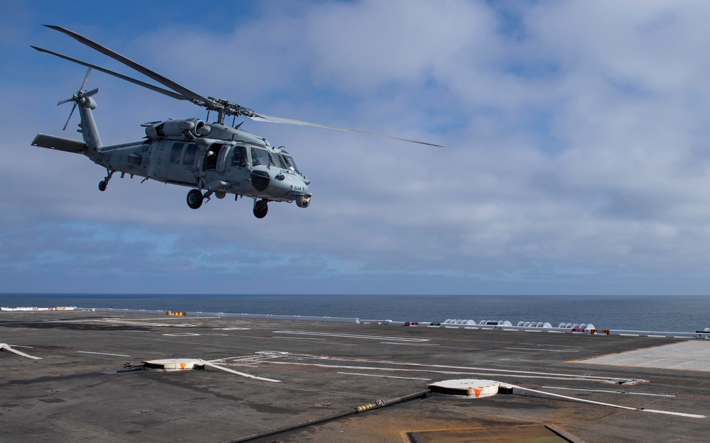 USS Theodore Roosevelt (CVN 71) Performs Flight Deck Operations