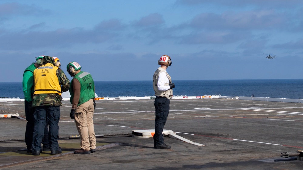 USS Theodore Roosevelt (CVN 71) Performs Flight Deck Operations