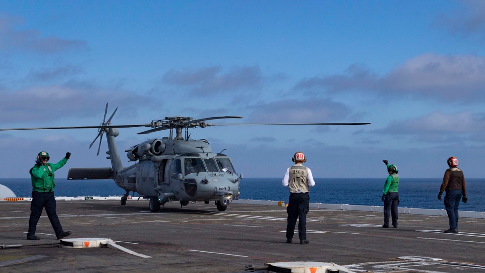 USS Theodore Roosevelt (CVN 71) Performs Flight Deck Operations