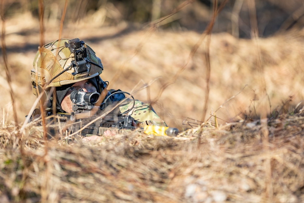 U.K. Royal Lancers Troopers Earn Their Stripes