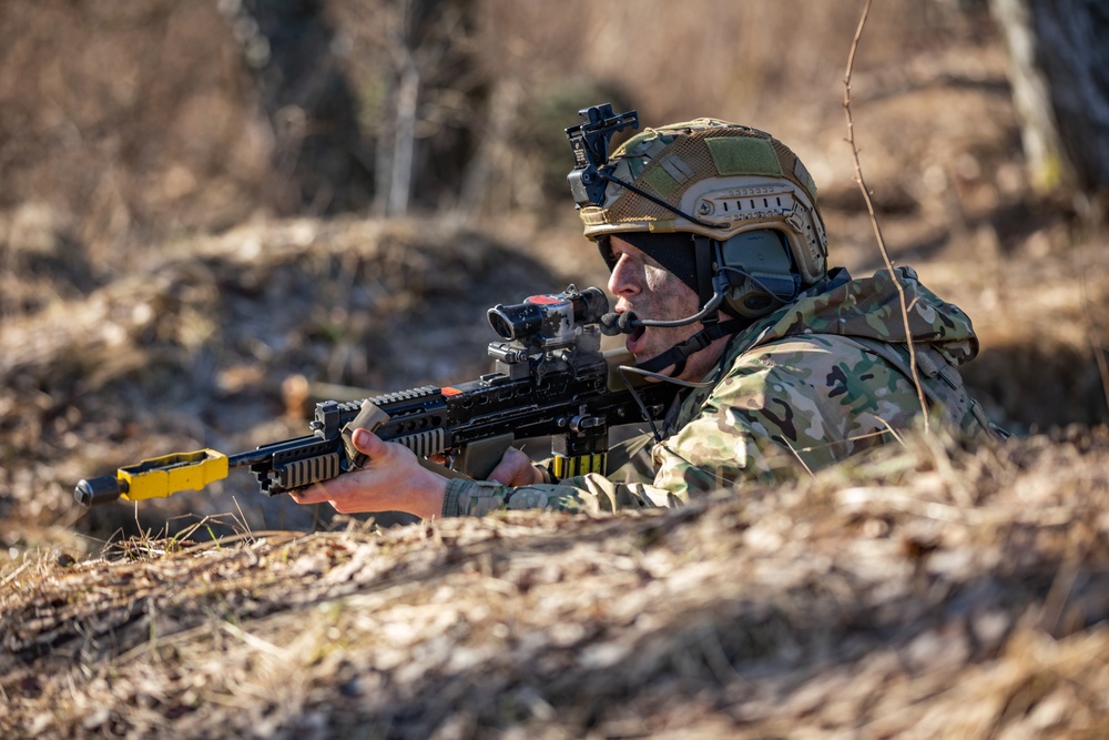 U.K. Royal Lancers Troopers Earn Their Stripes