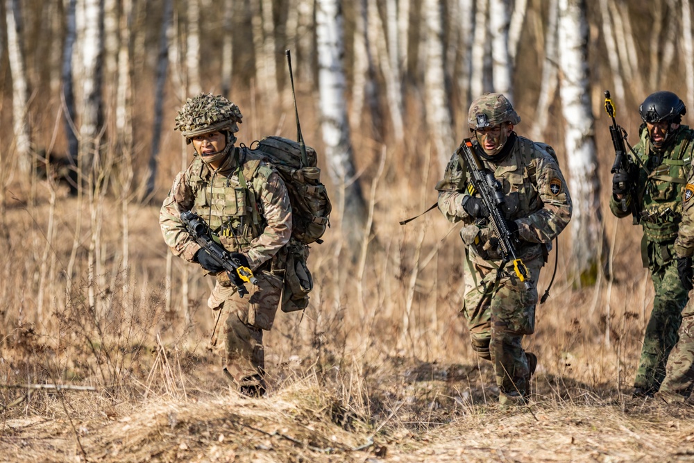 U.K. Royal Lancers Troopers Earn Their Stripes