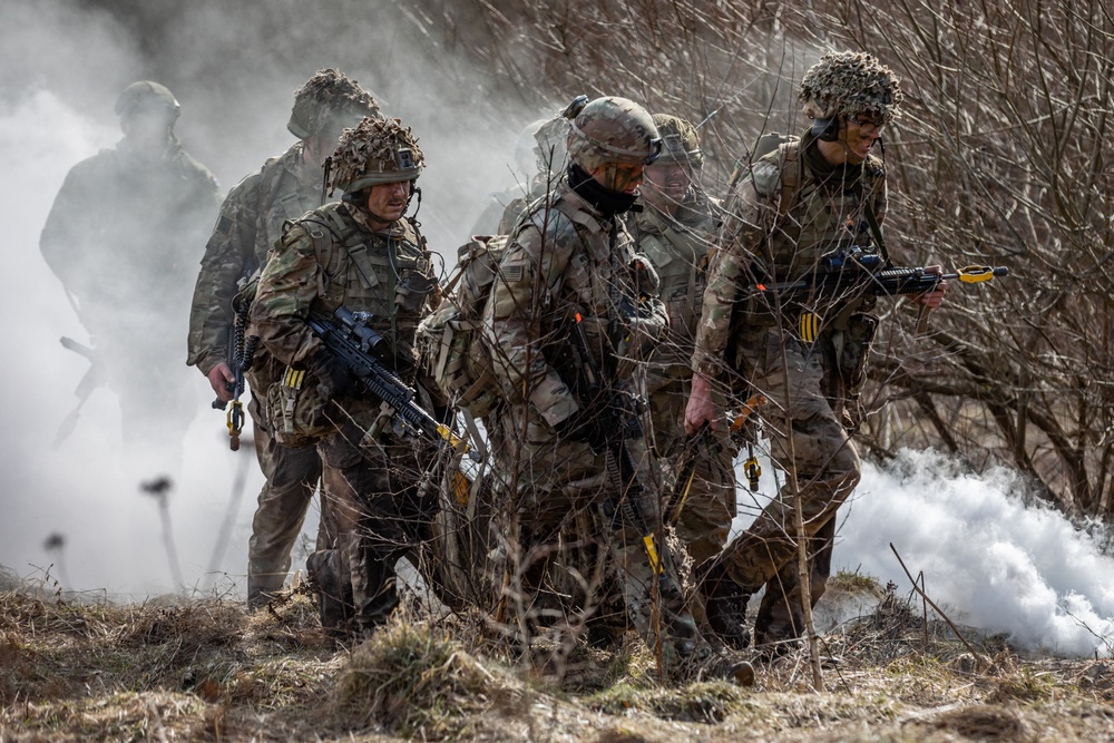 U.K. Royal Lancers Troopers Earn Their Stripes