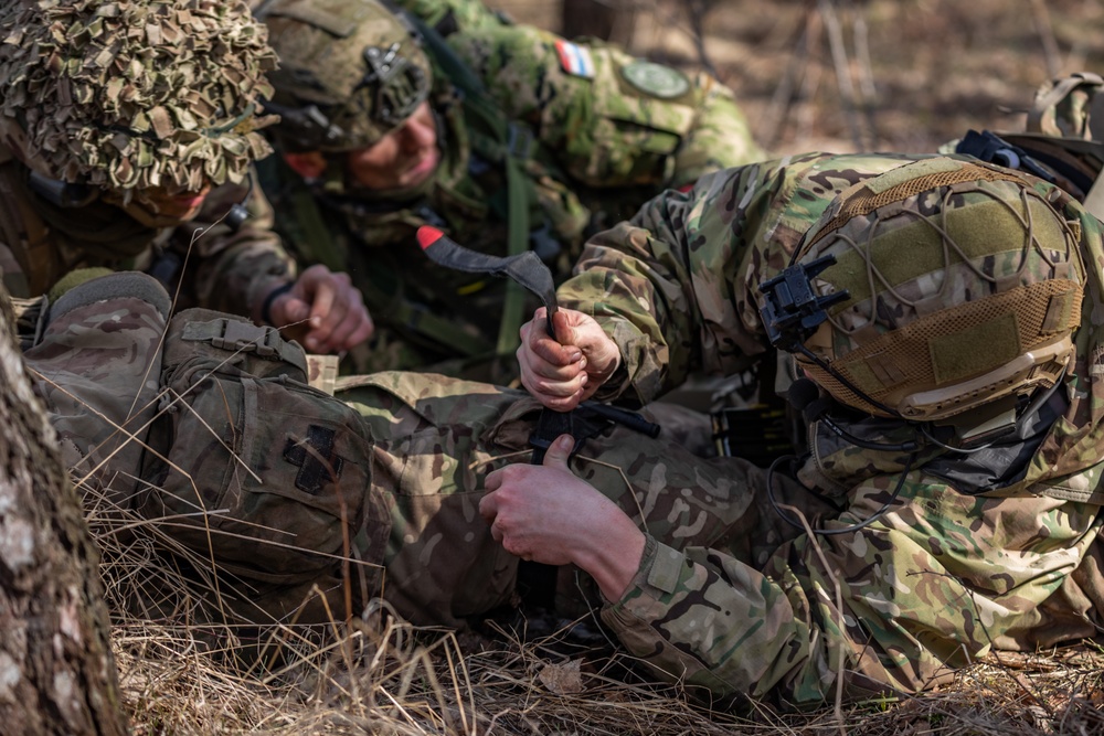 U.K. Royal Lancers Troopers Earn Their Stripes