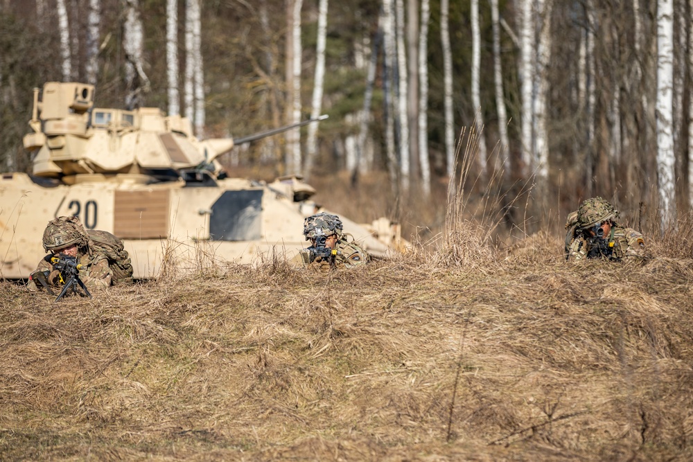 U.K. Royal Lancers Troopers Earn Their Stripes