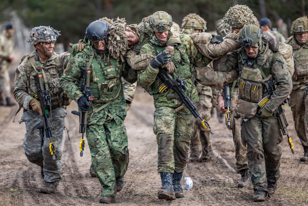 U.K. Royal Lancers Troopers Earn Their Stripes