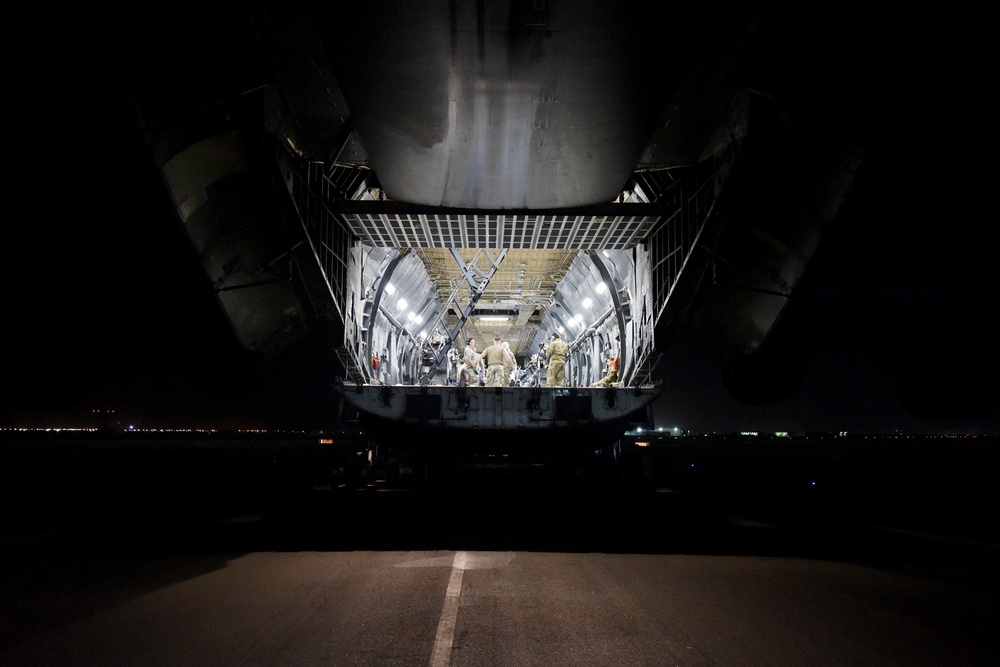 A-10 cargo arrives at Al Dhafra Air Base