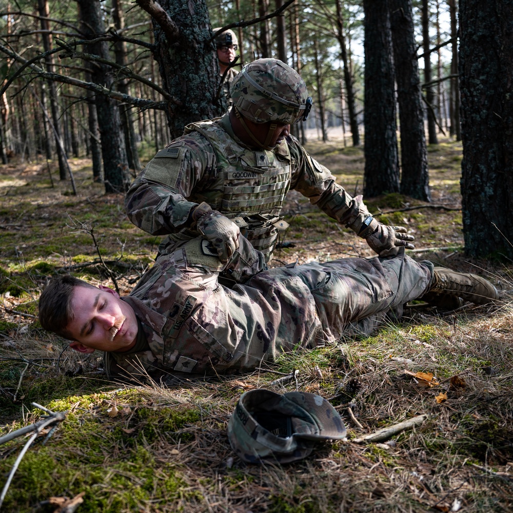 Military Police Detainee Exercise