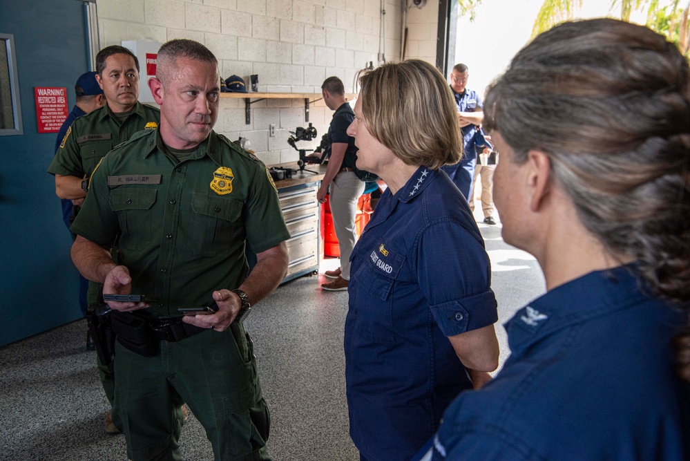 U.S. Coast Guard commandant visits Sector Miami