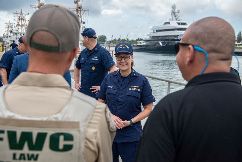 U.S. Coast Guard commandant visits Sector Miami